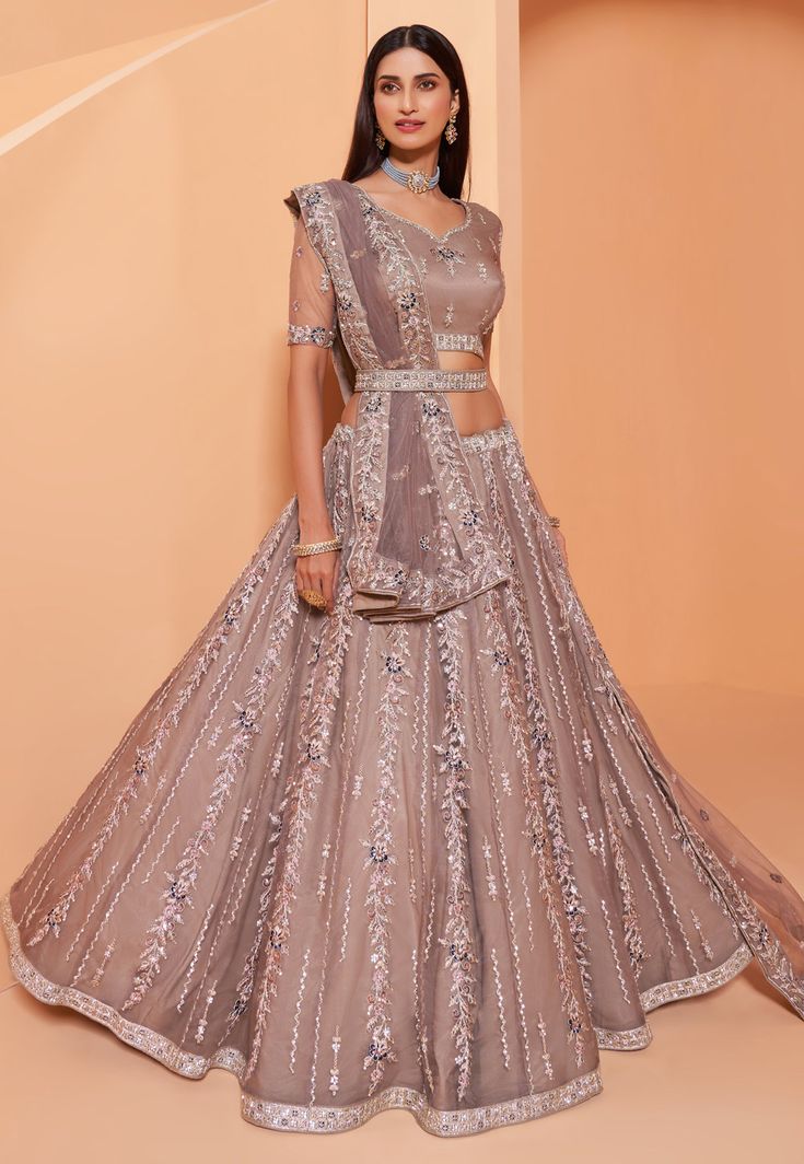 Grey Lehenga